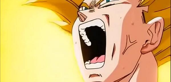  DBZ Goku Screaming SSJ 3